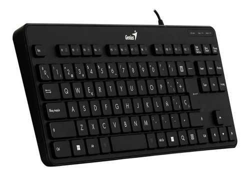 Teclado Genius Luxemate 110 Usb Negro Pc/notebook Reducido