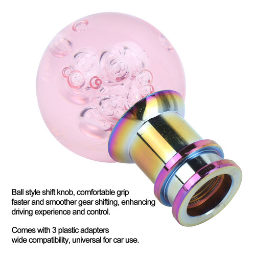 Manopla De Câmbio Manual, Design De Bolha Rosa