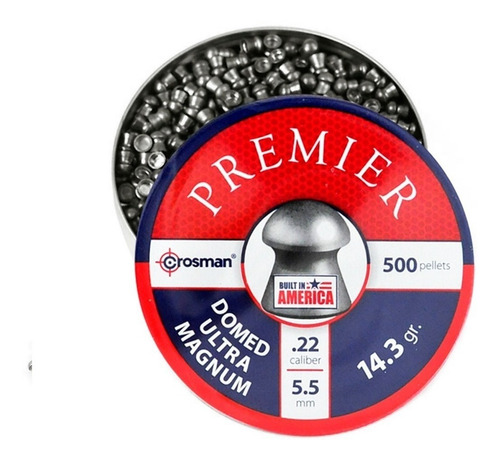 Imagen 7 de 8 de Diabolos Crosman Domed Cal 5.5 14.3g Tiro Deportivo Cacería
