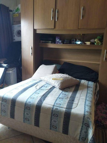 Imagem 6 de 20 de Cobertura À Venda, 154 M² Por R$ 448.000,00 - Vila Camilópolis - Santo André/sp - Co0467