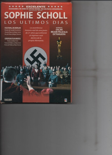 Sophie Scholl Los Últimos Días - Dvd Original - Buen Estado