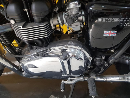 Triumph Bonneville T100 Azul - 2015 - Km 20.000 947234344