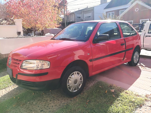 Imagen 1 de 13 de Vw Gol 1.6 Aa Dh 2008 Rojo 3 Puertas 1 Mano 44 Mil Km