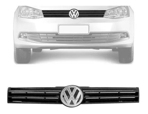 Parrilla + Insignia Escudo Vw Gol Trend 2013 2014 2015 2016