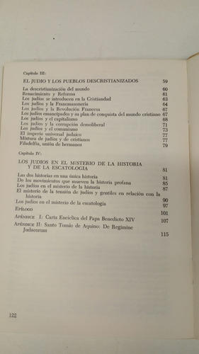 El Judio En El Misterio De La Historia - Julio Meinvielle (Usado)