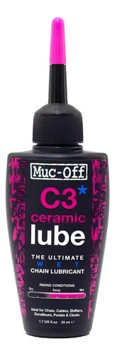 Lubricante Cadena Bicicleta Muc-off Wet 50ml Ceramico Humedo