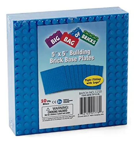 Placas Base Scs Direct Brick Para Edificios, 5 X 5, Color Az