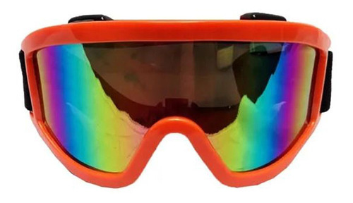 Lentes Para Moto Y Motocross Naranja