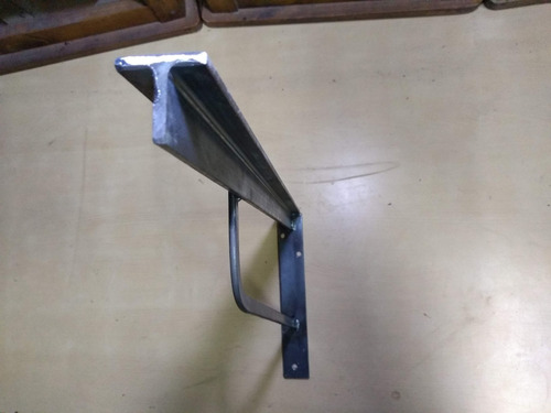 Imagen 3 de 6 de Ménsula Soporte Mesada Estante Hierro Reforzada 25x40cm