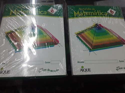 Matematica 6 En Tren De Aprender Aique Lote X 2 Libros 