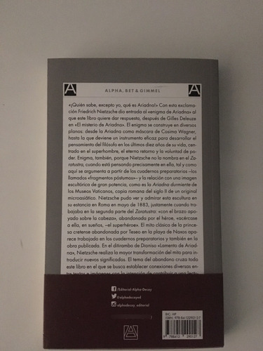 Ariadna Abandonada - Victoria Cirlot (Usado)