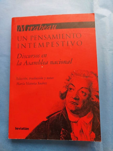 Un Pensamiento Intempestivo - Discursos En La Asamblea Nacio