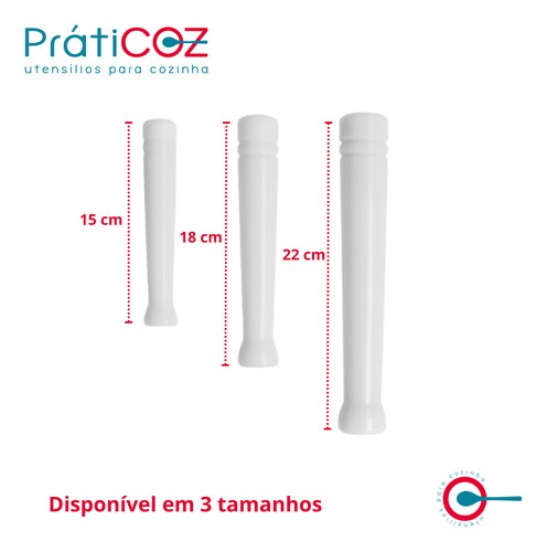 PrátiCOZ Socador Limão 15 cm Branco 1