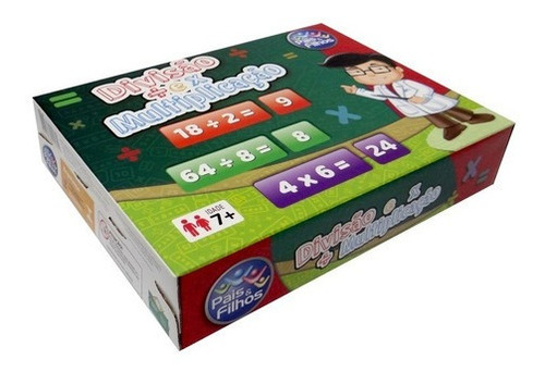 Imagem 2 de 8 de Brinquedo Jogo Escolar Ensina Divisão E Multiplicação Educaç