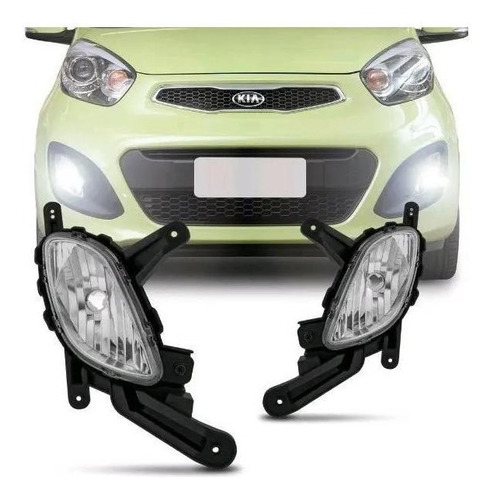 Farol Milha Neblina Auxiliar Picanto 2012 2013 2014 Par 