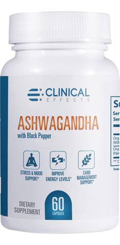 Clinical Effects Ashwagandha Con Pimienta Negra Para Resiste