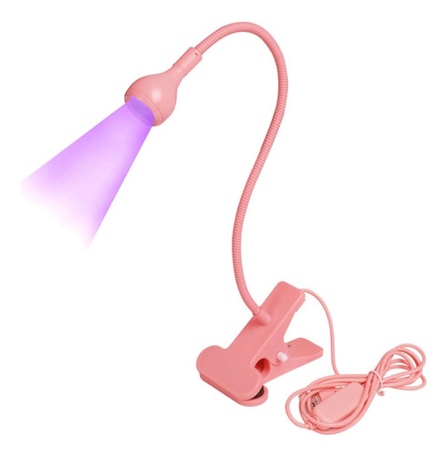 Luz De Escritorio Led Uv De 3w, Cuello De Cisne Flexibl...