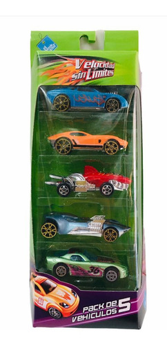 Autos Metal Set X 5 Autitos El Duende Azul New 6234 Bigshop