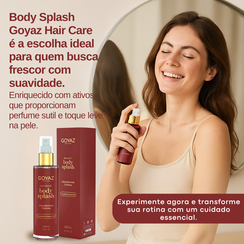 Body Splash Perfume Suave Desodorante Colônia 400ml Envio Já Baccarat