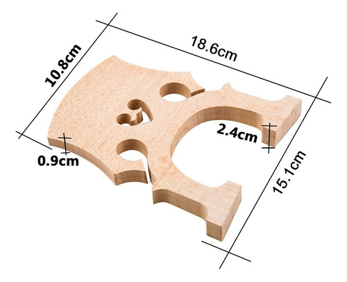 3/4 Puente De Arce Para Contrabajo Ajustable Contrabajo Arce