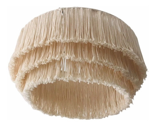 Lampara Macramé 60x30 Beige