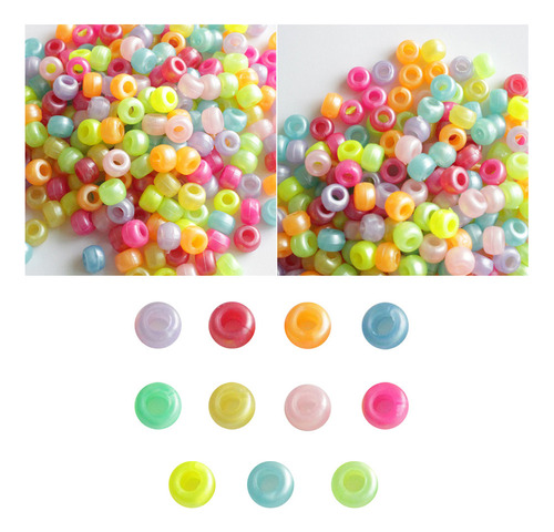 Kits De Cuentas De Bricolaje De Colores Mixtos, 1000 Piezas