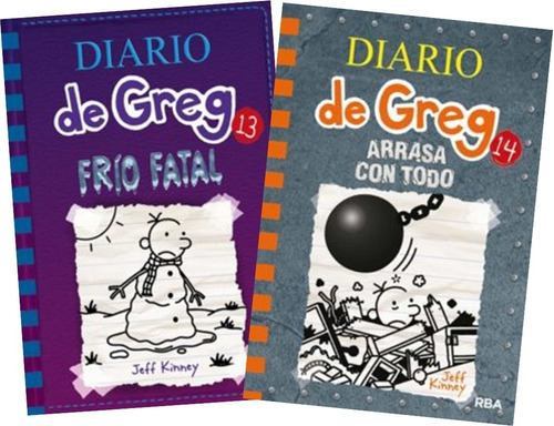 Combo Diario De Greg 13 Y 14 J Kinney