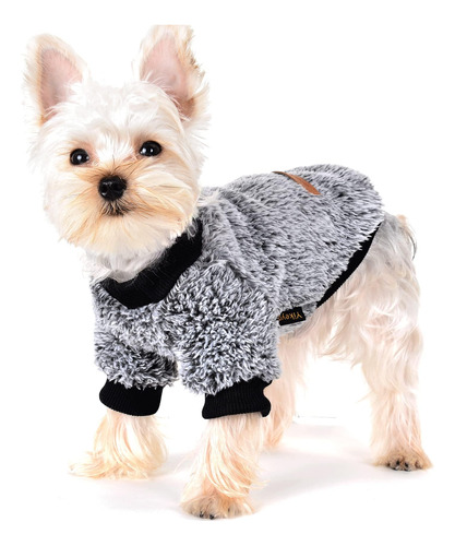 Yiikeyo Ropa Para Perros Suéter Para Perros Suave Engrosamie