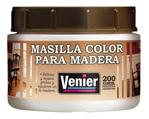 Masilla Para Madera Venier  Todos Los Colores  