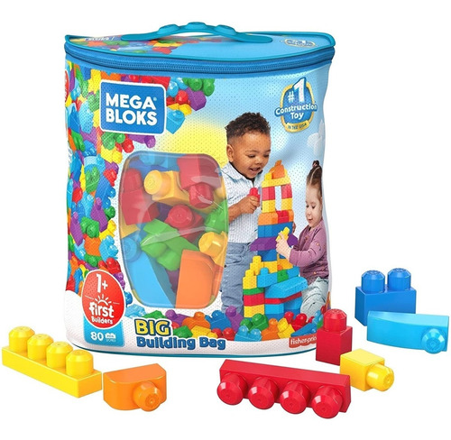 Fisher Price Megablocks Primeros Bloques Bebes Bolsa 80pz