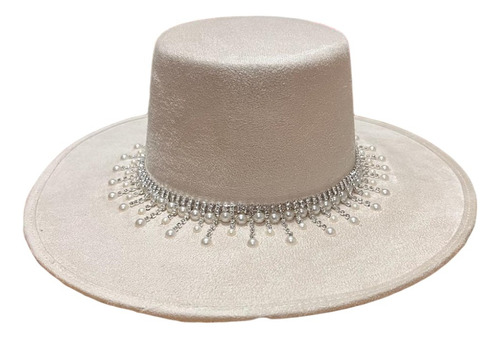 Sombrero De Gamuza Para Mujer De Moda, Vintage, Falda Plana.