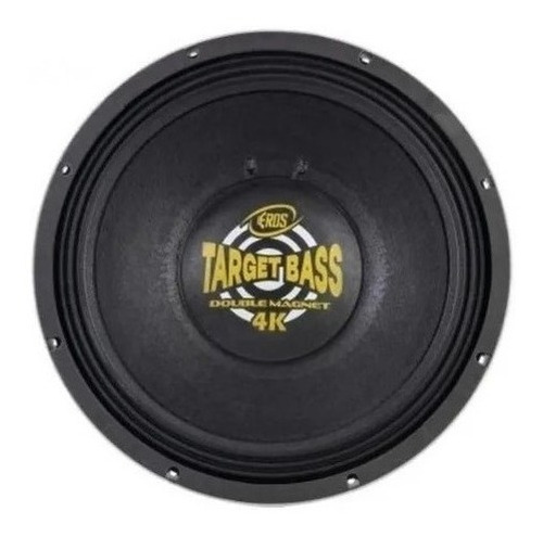 Alto Falante Eros Target Bass Double Magnet 15 Pol 2000w 4k