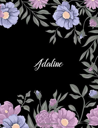 Adaline 110 Ruled Pages 55 Sheets 85x11 Inches Climber Flowe