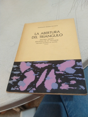 La Abertura Del Triángulo Napoleón Rodríguez Ruiz (Usado)