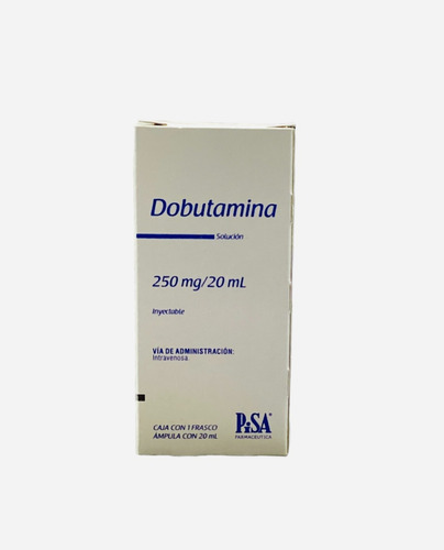 Dobutamina 250mg/ 20ml Inyectable Ámpula Con 20ml Pisa