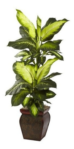 Dieffenbachia Dorado Casi Natural 6731 Con Verde Decorativo