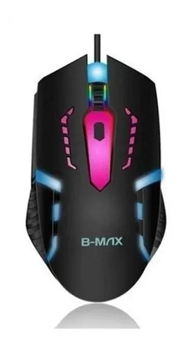 Mouse Gamer Led Colorido Óptico Usb Bm-612