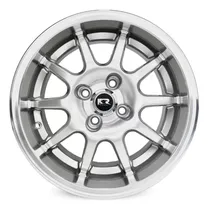 Comprar Rodas Aro 15 4x100 Modelo Binno B790 Aranha 2 M26 \u002F 4 Rodas Cor Prata Diamante 4x100