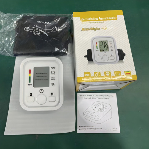 Medidor Electrónico De Presión Arterial Con Carga Usb Color Blanco