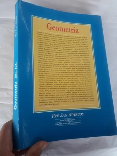 comprar Libro Geometria Pre San Marcos