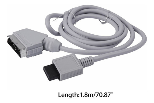 (b) Cable Rgb Scart De Vídeo Tv Av Para Wii Ntsc/pal/gam