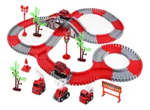 Comprar Juego De 234 Piezas De Pistas De Carreras De Construcción