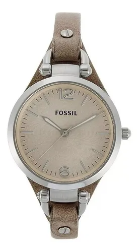 Reloj fossil genuine leather hot sale