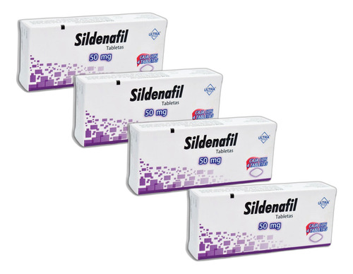 Sildenafil Ultra 50 Mg - Pack 4 Tablets