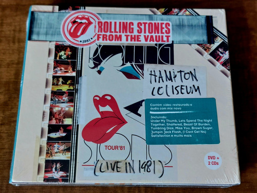 2cds+dvd Rolling Stones From The Vault Hampton Coliseum 1981