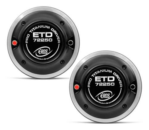 2 Unidades - Driver Titanium Eros Etd 72250 125 W Rms