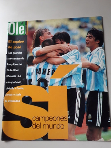 Revista Olé. Argentina Campeon Mundial Sub 20 En Malasia 