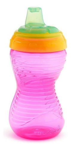 Vaso Munchkin Mighty Grip Spill-proof Cup 296 Ml Art 40028 Color Rosa