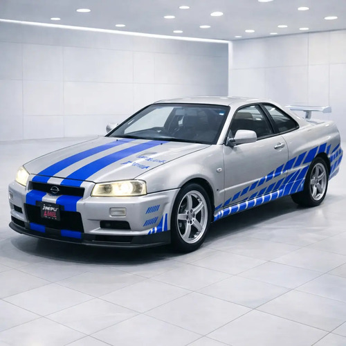 Miniatura Nissan Skyline Gt-r R34 Brian Velozes E Furiosos 1:32 Metal Colecionável Ligeiro