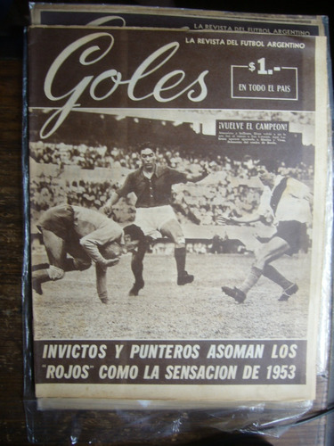 Huracán Labruna River / Revista Goles 254 1953